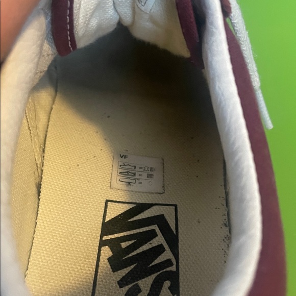 Vans M 6 W 7.5 burgundy Old Skool Sneakers skate classic casual - Picture 8 of 8